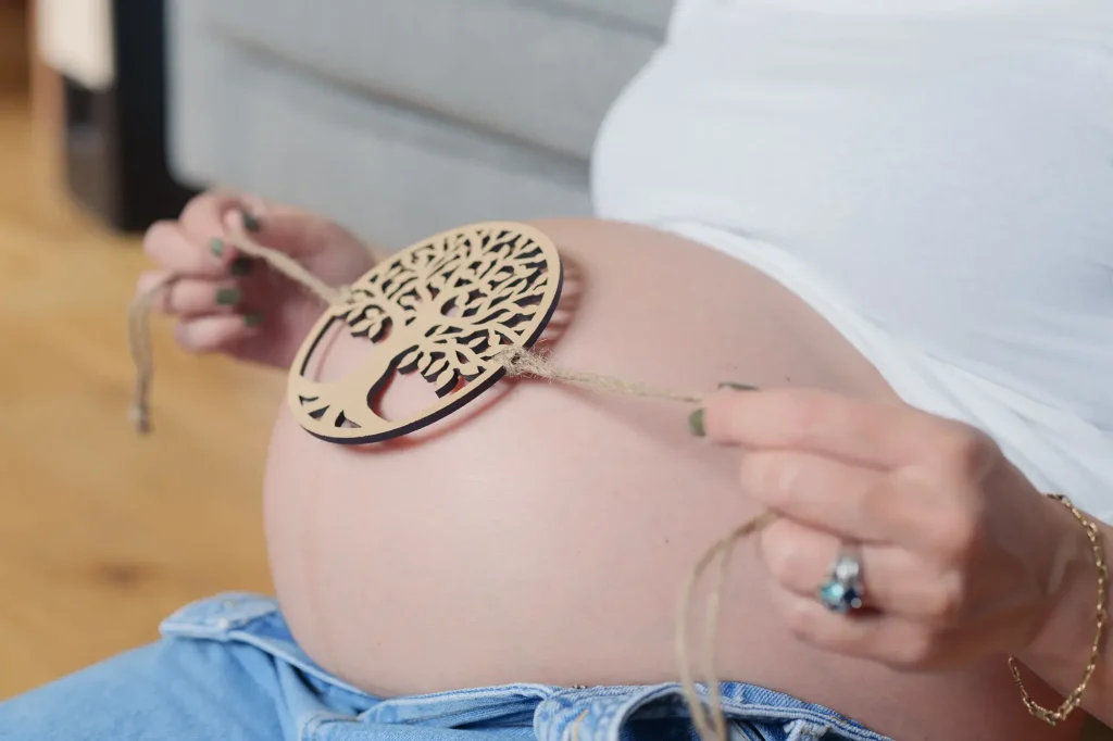 portrait femme enceinte detail ventre